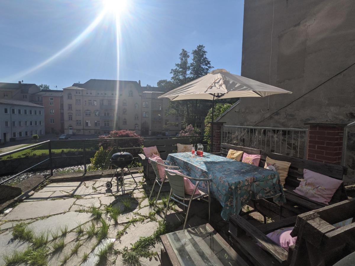 Apartament Urlaubstraum Mit Pool, Terrasse & Fluss Im Garten - Ut Sebnitz Zewnętrze zdjęcie