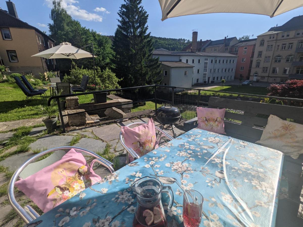 Apartament Urlaubstraum Mit Pool, Terrasse & Fluss Im Garten - Ut Sebnitz Zewnętrze zdjęcie