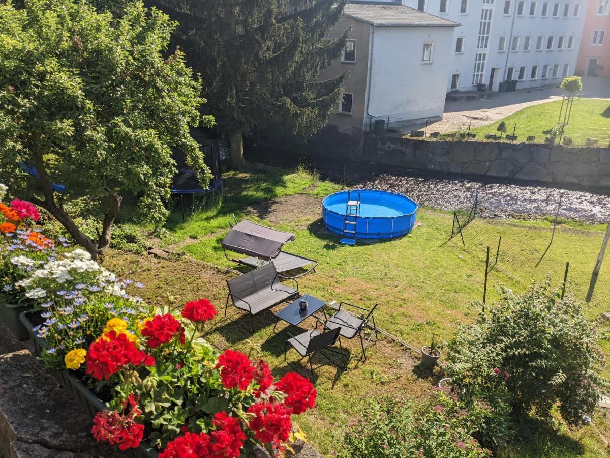 Apartament Urlaubstraum Mit Pool, Terrasse & Fluss Im Garten - Ut Sebnitz Zewnętrze zdjęcie